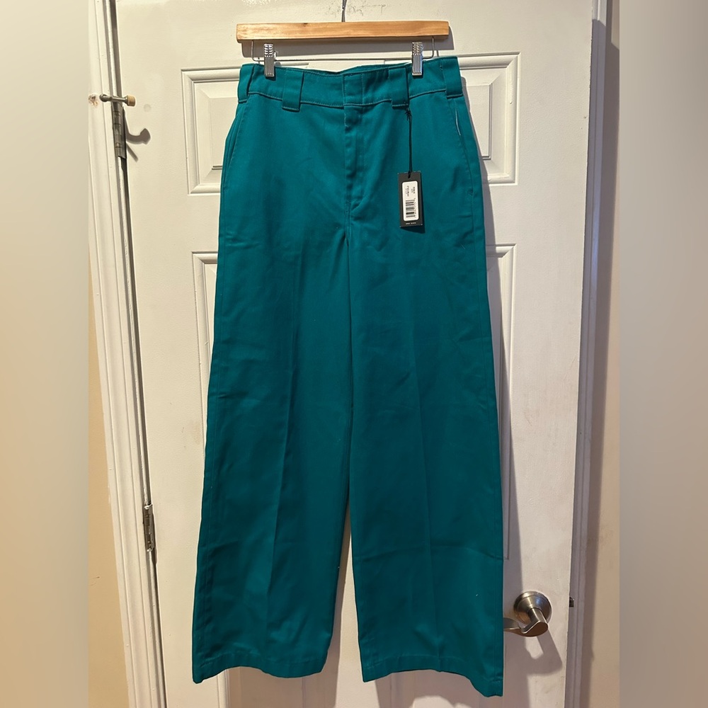 Dickies Teal Boot Cut & Flare Work Pants